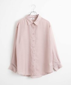 WEGO 【シワになりにくい/手洗い可】シアーBIGシャツ