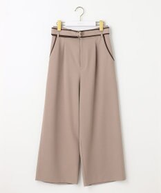 ANY SIS 【洗える】バイカラートリミングワイド パンツ