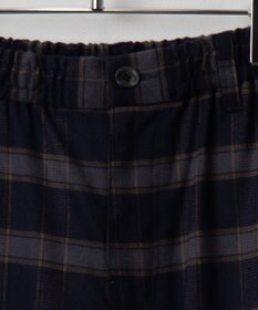 WEGO チェックテーパードスラックス