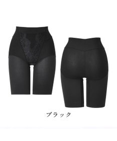 BRADELIS New York 【BRADELIS NewYork peace】綿混ストレッチハイブリッドガードル25 クロッチ付きで1枚履き可能な補整ガードル 消臭機能付き ブラデリス