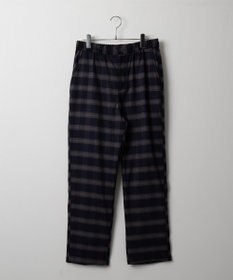 WEGO チェックテーパードスラックス