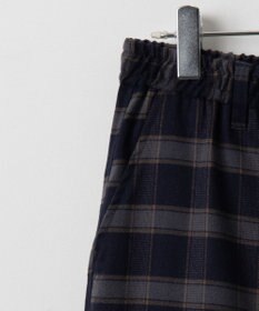 WEGO チェックテーパードスラックス