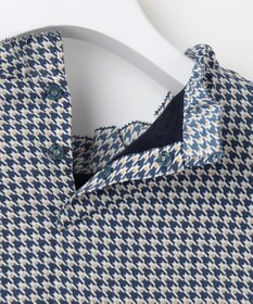 J.PRESS LADIES L 千鳥プリント フリル襟 カットソー