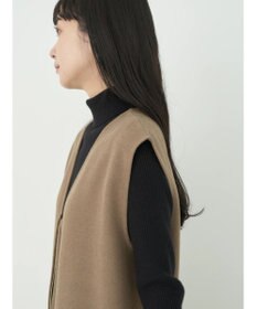 earth music&ecology 圧縮ニットＺＩＰジャンスカ