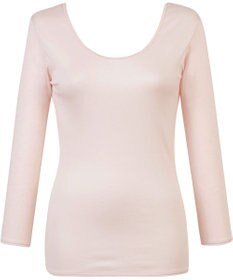 Wing あったかインナー 綿100％ 毛玉になりにくい 型くずれしにくい 【綿の贅沢 リッチ】 8分袖 長袖 秋 冬 EL4882 ウイング／ワコール