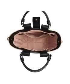 INTER-CHAUSSURES 【LORISTELLA】ラフィアコンビレザーハンドバッグ