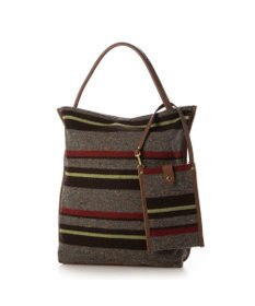 UNBILLION ペルケ perche / モバイルショルダー付きリサイクルウールトート