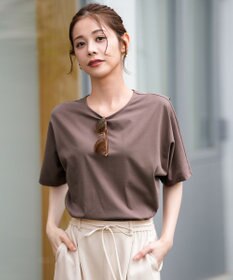 ANY SIS S ショート丈ドルマン５分袖 プルオーバー