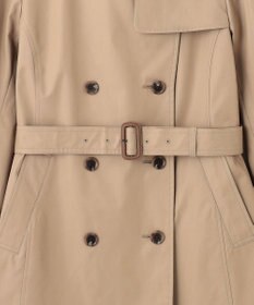 23区 コットンポリエステルギャバジン トレンチコート