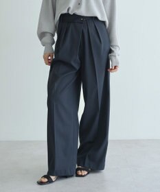 YECCA VECCA メタルホックワイドパンツ