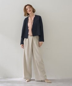 YECCA VECCA メタルホックワイドパンツ