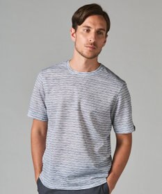 GOTAIRIKU NEW【麻混の清涼感】ノルマンディーリネン ボーダーTシャツ