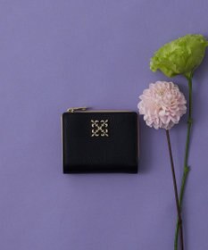 russet ＜お財布人気NO.1＞モノグラムプレートハーフウォレット(SO-376)