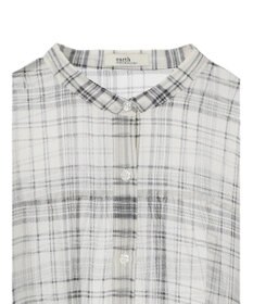 earth music&ecology シアーチェックシャツ