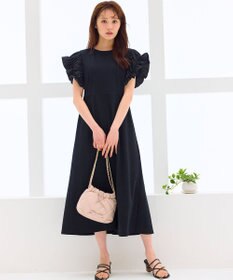 Feroux 【洗える】ドレスシルエット カットソー ワンピース