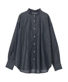 earth music&ecology スタンドフリルシャツ