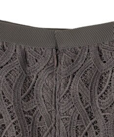 23区 【洗える】ジオメトリックレース Iライン スカート