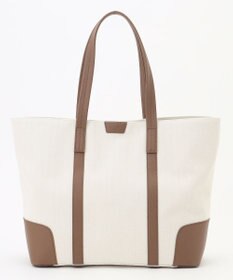 JOSEPH ABBOUD 【軽量/バッグINバッグ付き】ヘリンボンキャンバス トートバッグ