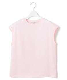 23区 L 【洗える】コンパクトヤーン フレンチスリーブ Tシャツ