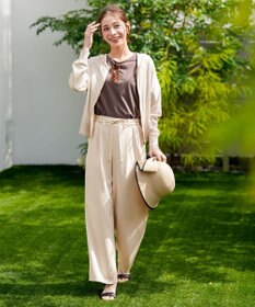 ANY SIS S ショート丈ドルマン５分袖 プルオーバー