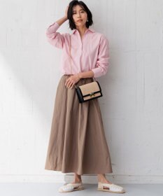 23区 【Oggi4月号掲載/洗える】CANCLINI スキッパー シャツ