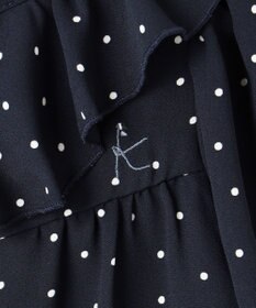 組曲 KIDS 【110-140cm】ラッフルドット ブラウス