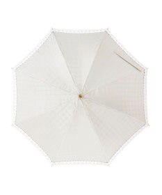 MOONBAT DAKS(ダックス) 晴雨兼用日傘 長傘 ハウスチェックジャカード×オーガンジーレース
