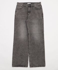 WEGO 【ウエスト調整可】ストレートデニムパンツ