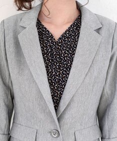 Tiaclasse 【吸水速乾・接触冷感・UVケア・防シワ・洗える】カチオンテーラードジャケット