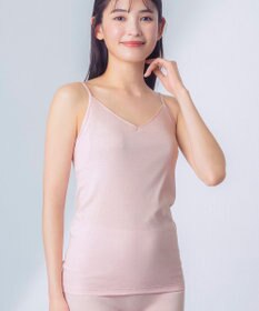 Wing インナー 【綿の贅沢オーガニック】 オーガニックコットン混素材 薄くて軽い キャミソール EL1056 ウイング／ワコール
