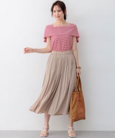 組曲 S ギャザーライトデシン パンツ