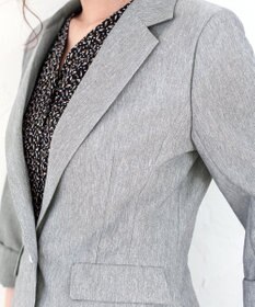 Tiaclasse 【吸水速乾・接触冷感・UVケア・防シワ・洗える】カチオンテーラードジャケット