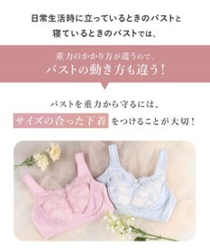 WACOAL 【ナイトアップブラ】 動画クリエイター nanakoななこさんコラボカラー登場 ナイトブラ 綿混(本体) 就寝時用 3Lまで対応 大きいサイズ ノンワイヤー レディース BRA166 /ワコール