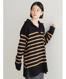 AMERICAN HOLIC バイパチ衿付きニットチュニック