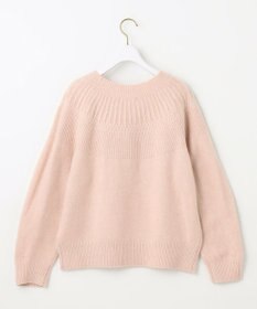 ANY SIS L 【洗える】ソフトタッチ求心 ニット