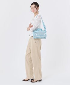 LeSportsac MINI DUFFEL CROSSBODY/アクアブルーシャイン