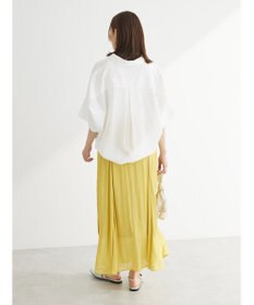 Green Parks 綿麻混スキッパーシャツ