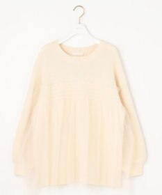 ANY SIS S 【洗える】ビスチェ風チュールコンビ ニット