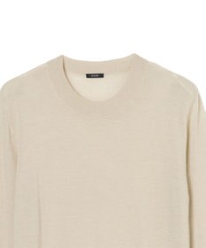 JOSEPH 【洗える】キャッシュエアー　ラウンドネックニット