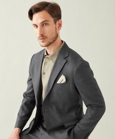 GOTAIRIKU 【AIRY MOVE / セットアップ対応】ウォッシャブルウールトロピカル セットアップジャケット