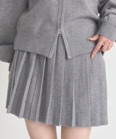 earth music&ecology ニットプリーツスカート