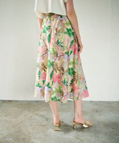 GRACE CONTINENTAL フルーツ刺繍フレアスカート