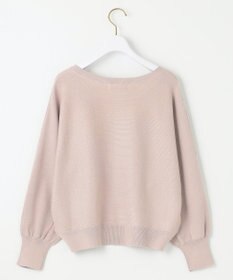 ANY SIS S 【洗える】パフスリーブラメ ニット