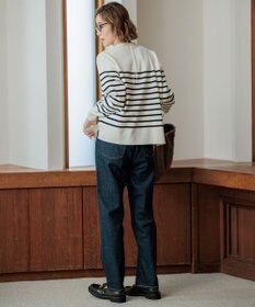 23区 【洗える】ヴィスコースストレッチ ミラノリブ ニット