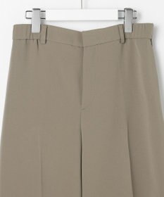 自由区 L 【19号サイズまで展開・カタログ掲載】トリアセダブルクロスワイドストレート パンツ