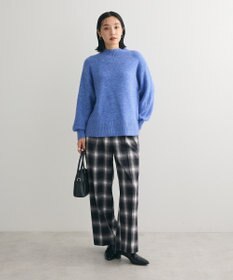 Green Parks あったかきれシル柄　ワイドストレートパンツ