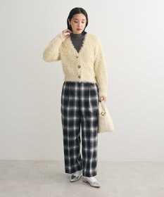 Green Parks あったかきれシル柄　ワイドストレートパンツ