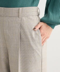 Green Parks あったかきれシル柄　ワイドストレートパンツ