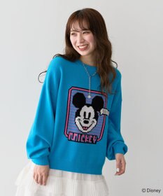 Green Parks ミッキー＆フレンズ／ジャガードニットプルオーバー