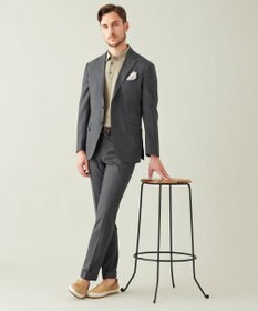 GOTAIRIKU 【AIRY MOVE / セットアップ対応】ウォッシャブルウールトロピカル セットアップジャケット